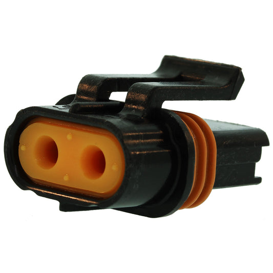 12085030 - Delphi Metri-Pack 630 Black 2 Way Sealed Female ATO Fuse Connector Connector Aptiv (Delphi)