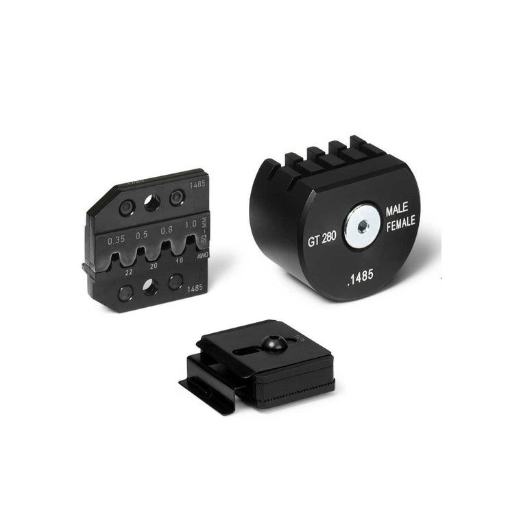 624 1485 3 012 RT - Rennsteig Crimp Die Set, Locator, and Wire Stop for 22-16 AWG Unsealed GT 280 Terminals Die Rennsteig Tools
