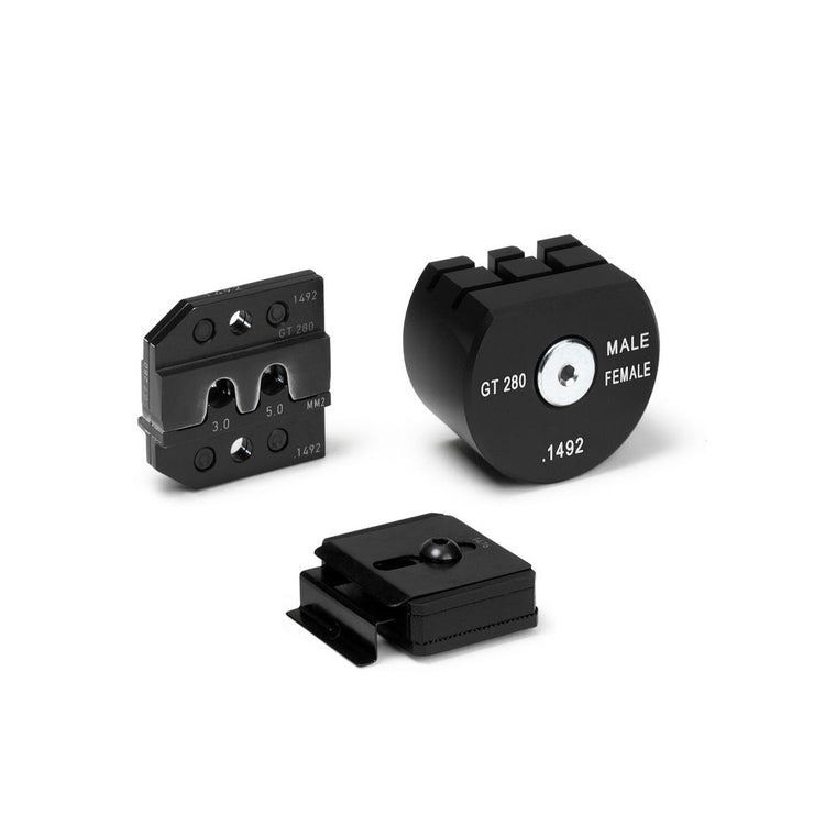 624 1492 3 012 RT - Rennsteig Crimp Die Set, Locator, and Wire Stop for 12-10 AWG Sealed GT 280 Terminals Die Rennsteig Tools