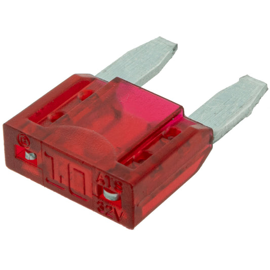 63010 (ATM-10) - Hillsdale 10a Red ATM Automotive Fuse Fuse Hillsdale