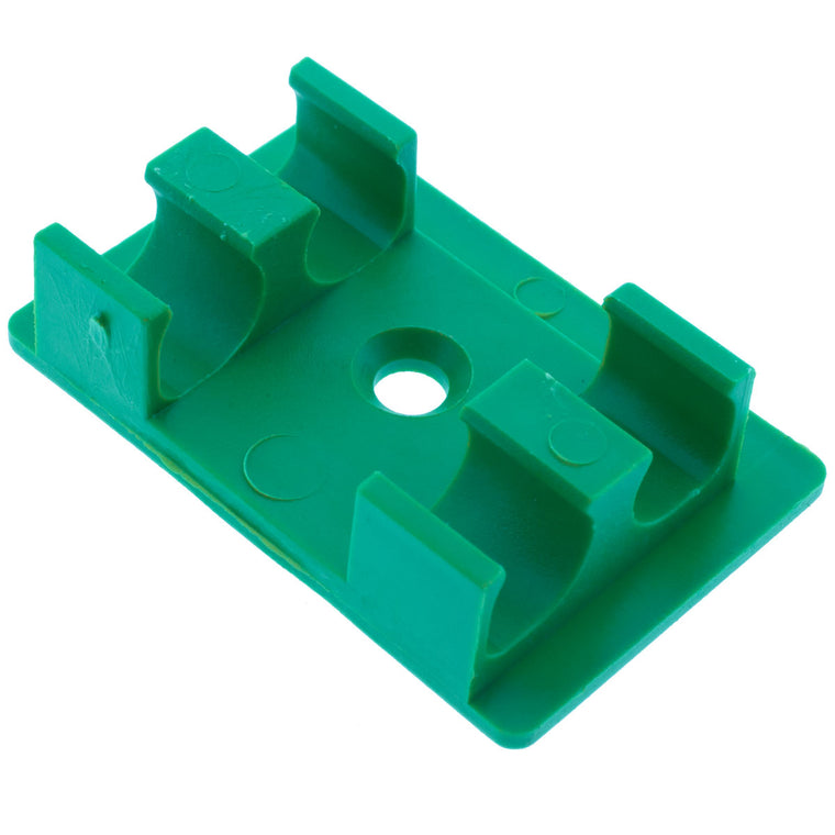 EFA04-63-001 - Essentra Components Green Fiber Optic Isolator Clip (No Pad)