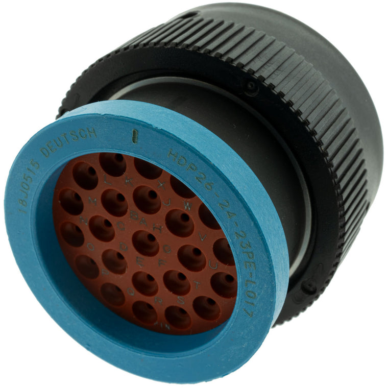 HDP26-24-23PE-L017 - DEUTSCH HDP20 23 Way Plug with Ring Adapter