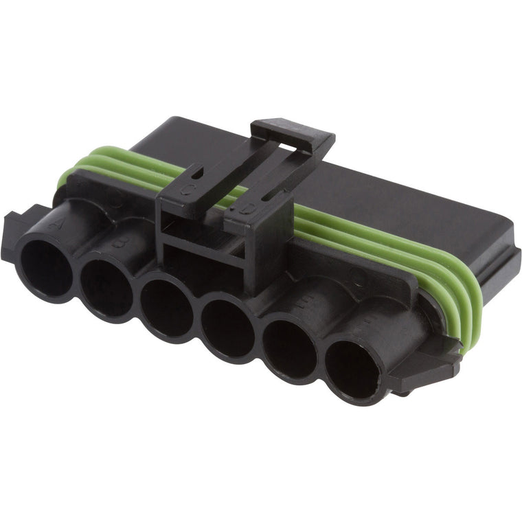 12059573 - Delphi Metri-Pack 280 Black 6 Way Sealed Female Connector Connector Aptiv (Delphi)