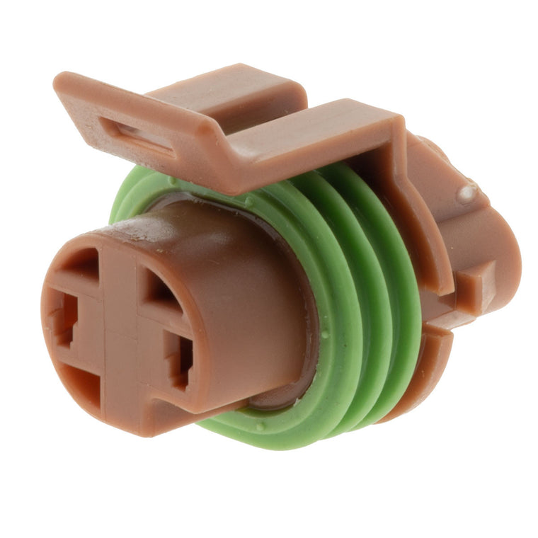 12065402 - Delphi Metri-Pack 150 2 Way Brown Sealed Female Connector Connector Aptiv (Delphi)