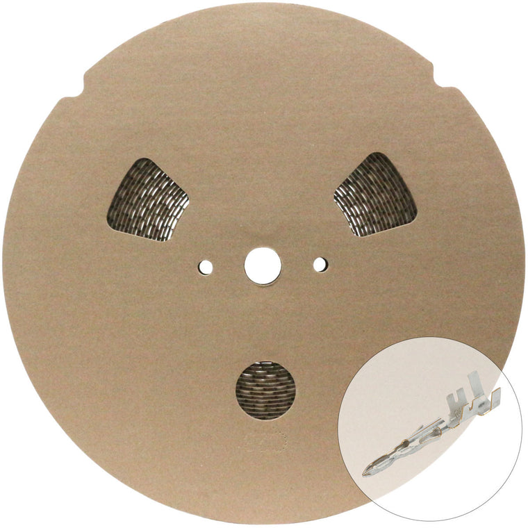12124587 - Delphi Weather Pack Tin Plated Male Terminal for 12 AWG (2,200 Units per Reel) Reel Aptiv (Delphi)
