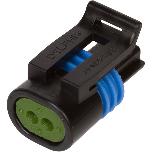 12162193 - Delphi Metri-Pack 150.2 Black 2 Way Sealed Female Temperature Sensor Connector Connector Aptiv (Delphi)
