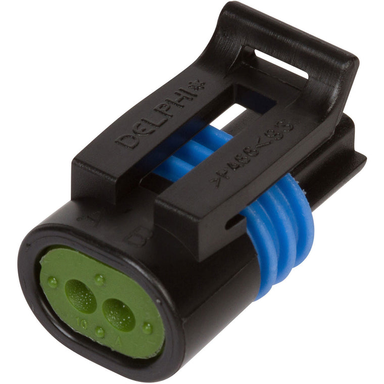 12162193 - Delphi Metri-Pack 150.2 Black 2 Way Sealed Female Temperature Sensor Connector Connector Aptiv (Delphi)