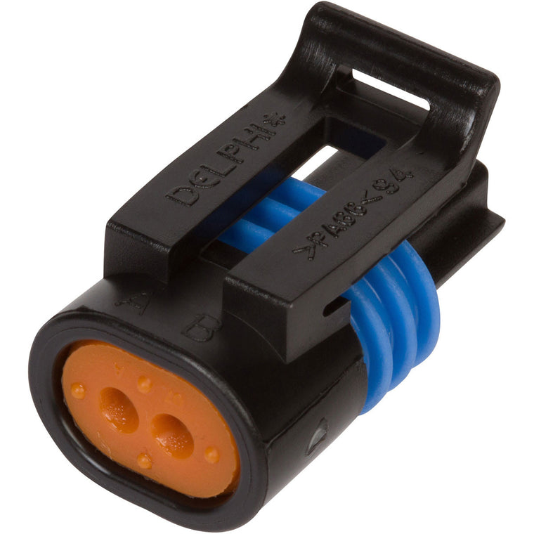 12162194 - Delphi Metri-Pack 150.2 Black 2 Way Sealed Female Temperature Sensor Connector Connector Aptiv (Delphi)