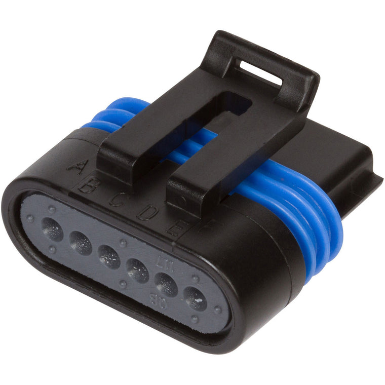 12162261 - Delphi Metri-Pack 150.2 Black 6 Way Sealed Female Distributor Module Connector Connector Aptiv (Delphi)