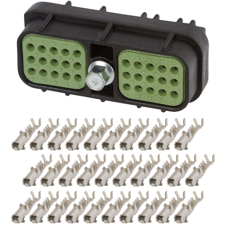 15492542_22-20 Delphi Metri-Pack 150 Header 15492542 30 Way Connector Assembly Kit Mini Kit Aptiv (Delphi) 22-20 AWG