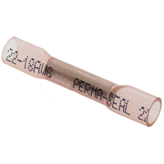 19164-0013 - Molex Perma-Seal Heat Shrinkable Pink Insulated Butt Splice for 22-18 AWG Splice/Disconnect Molex