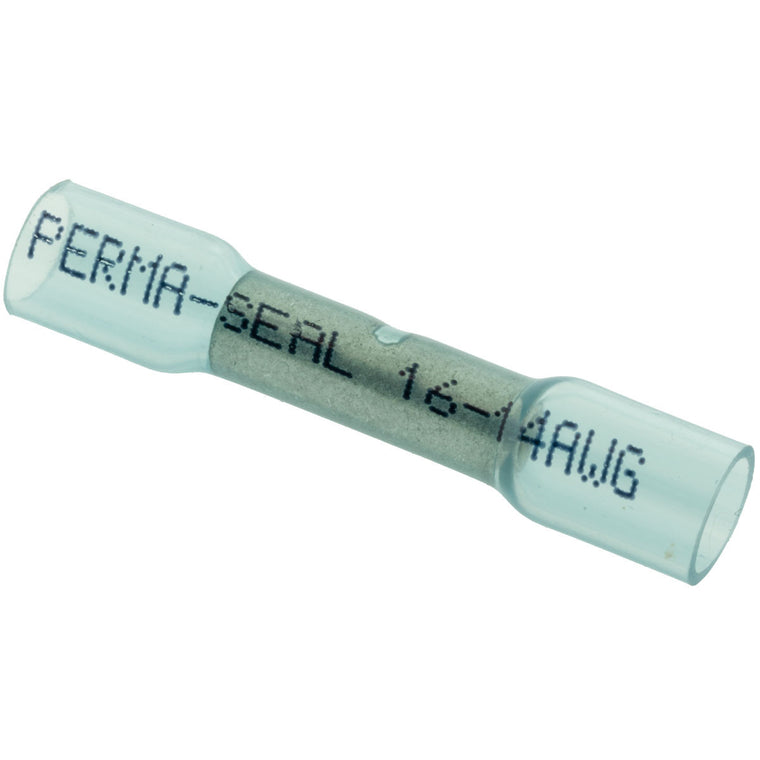 19164-0044 - Molex Perma-Seal Heat Shrinkable Blue Insulated Butt Splice for 16-14 AWG Splice/Disconnect Molex