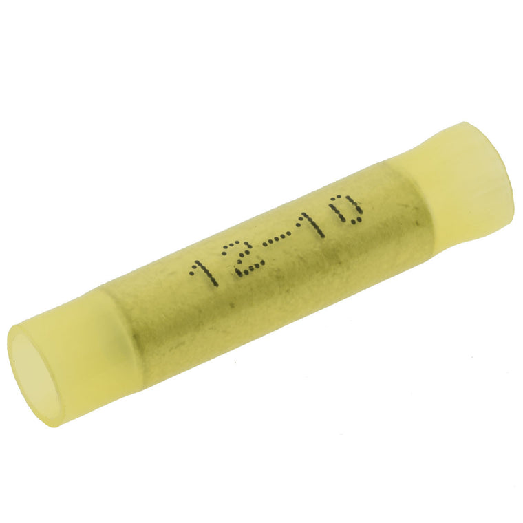 19202-0049 - Molex NylaKrimp Yellow Insulated Butt Splice for 12-10 AWG Splice/Disconnect Molex