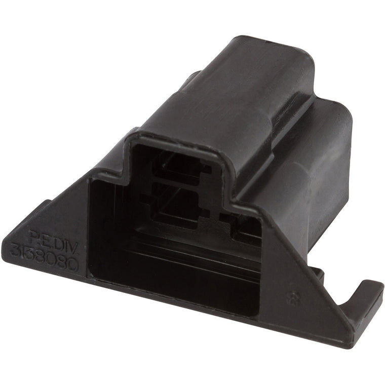 03138080 - Delphi 56 Series Black 5 Way Male Connector with Flange Mount Connector Aptiv (Delphi)