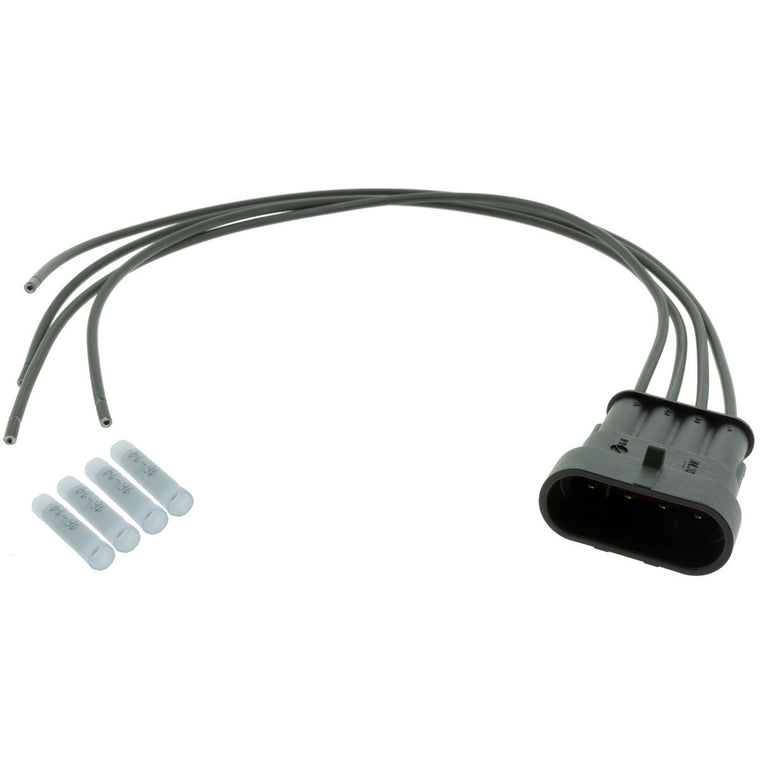 282106-1_PT14 282106-1 AMP Superseal 1.5 4 Way Cap 1' Pigtail (Choose Wire Gauge) Pigtail AMP 16-14 AWG