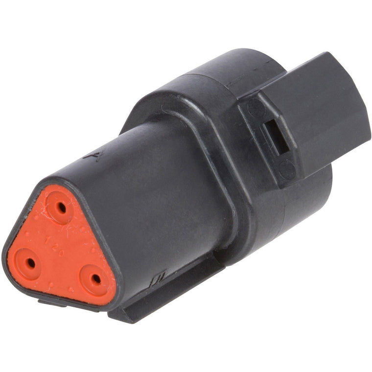 DT04-3P-E004 - DEUTSCH DT 3 Way Black Receptacle Connector Connector DEUTSCH