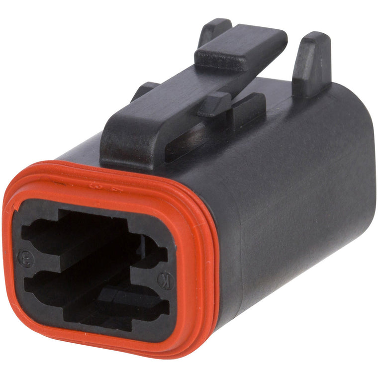 DT06-4S-P012 - DEUTSCH DT 4 Way Plug Connector with Enhanced Seal Retention Connector DEUTSCH