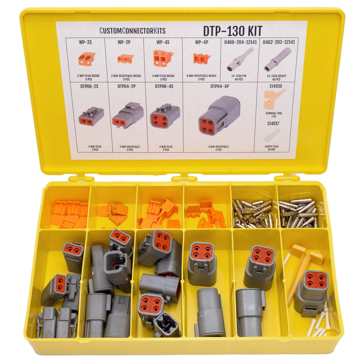 152-Piece Deutsch DTP 2 & 4 Pin Genuine Connector Kit – Made In USA