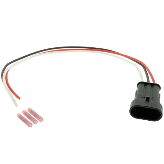 282105-1 AMP Superseal 1.5 3 Way Cap 1' Pigtail (Choose Wire Gauge) Pigtail AMP