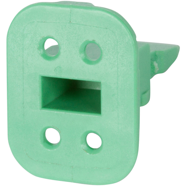 W4S-P012 - DEUTSCH DT 4 Way Green Plug Wedgelock for Enhanced Seal Connectors Wedge Lock DEUTSCH