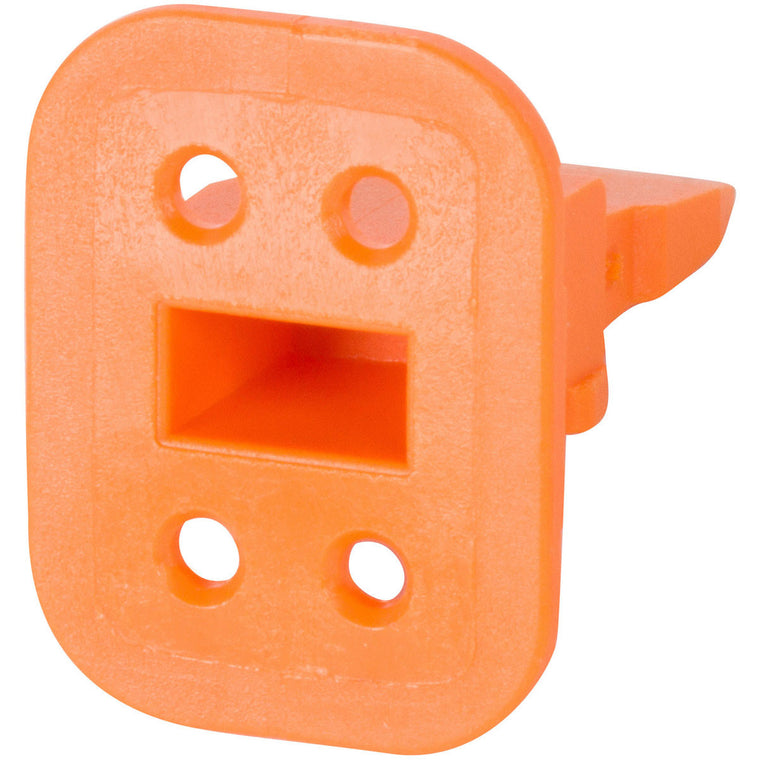 W4S - DEUTSCH DT 4 Way Orange Plug Wedgelock Wedge Lock DEUTSCH