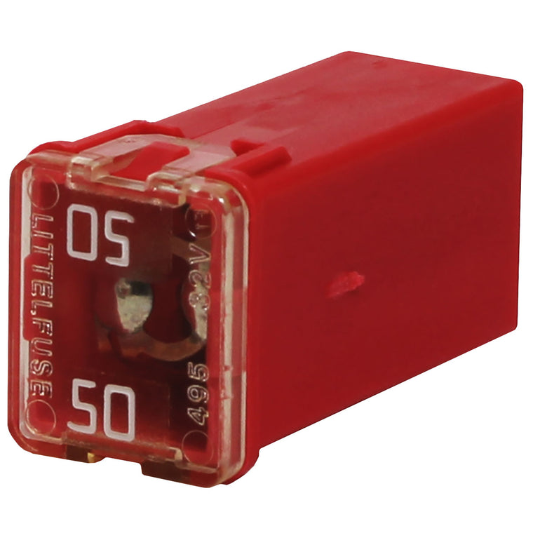 0495050.ZXA - Littelfuse 50a Red JCASE Cartridge Fuse Fuse Littelfuse