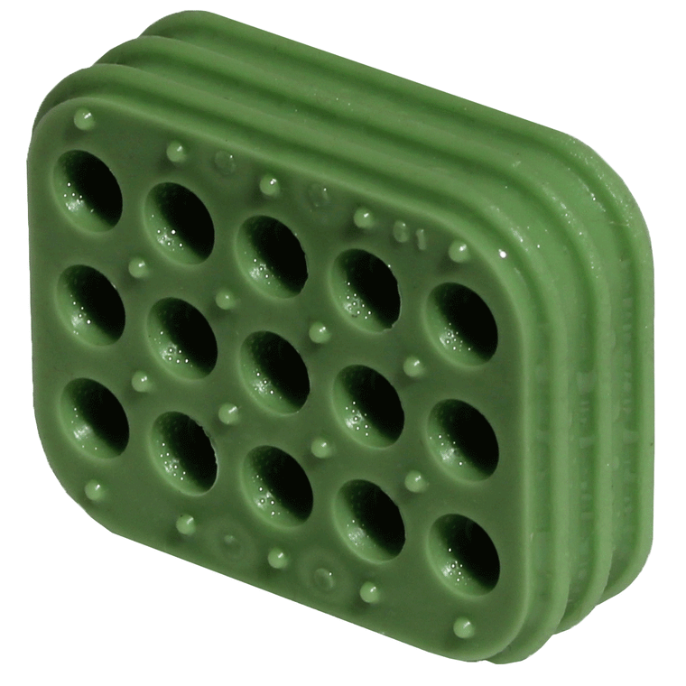 12040879 - Delphi Metri-Pack 150 Header 15 Way Green Cable Seal Seal Aptiv (Delphi)