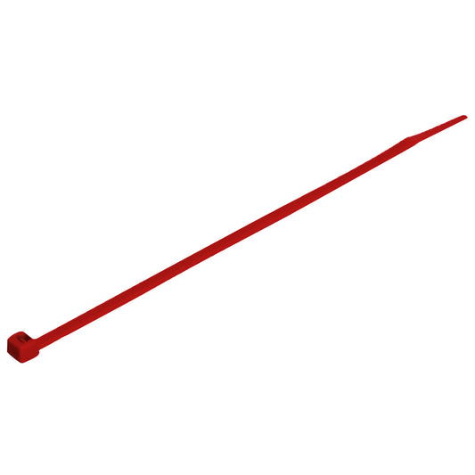 8" Red Multi-Use Zip Tie, 75lb Tensile Strength Zip Tie ZipTie