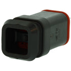 DT06-6S-EP11 - DETUSCH DT 6 Way Black Plug Connector w/ Reduced Diameter Seal, Enhanced Seal Retention, Shrink Boot Modification Connector DEUTSCH