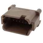 DTF15-12PD - DEUTSCH DT 12 Way Brown PCB Mount Header, D Key