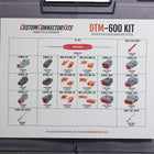 DTM-600 - DEUTSCH DTM 603 Piece 2-12 Way Gray Electrical Connector Kit with Solid Contacts