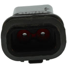 DTP06-2S-CE09 - DEUTSCH DTP 2 Way Black Plug Connector with Shrink Boot Modification Connector DEUTSCH