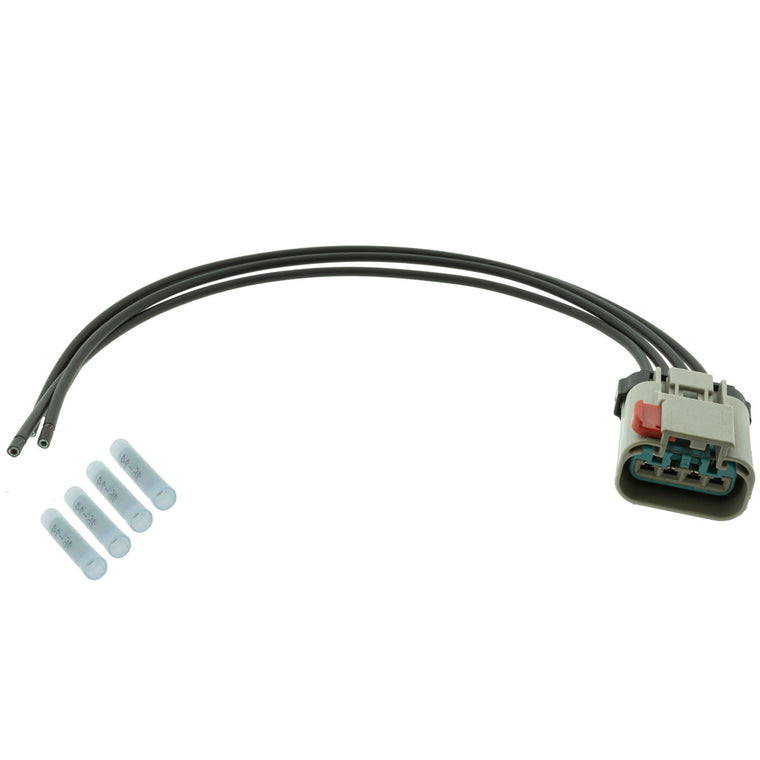 15324787-PT14 15324787 Aptiv APEX 2.8 Gray 4 Way Female 1' Pigtail (Choose Wire Gauge) Pigtail Aptiv (Delphi) 16-14 AWG