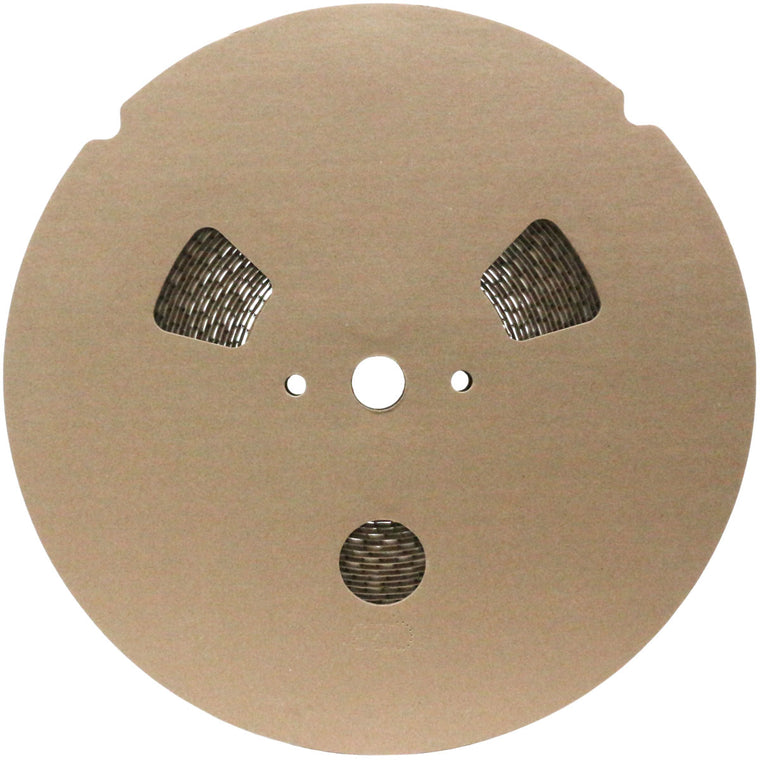 Automotive electrical terminals on carboard payoff reel.