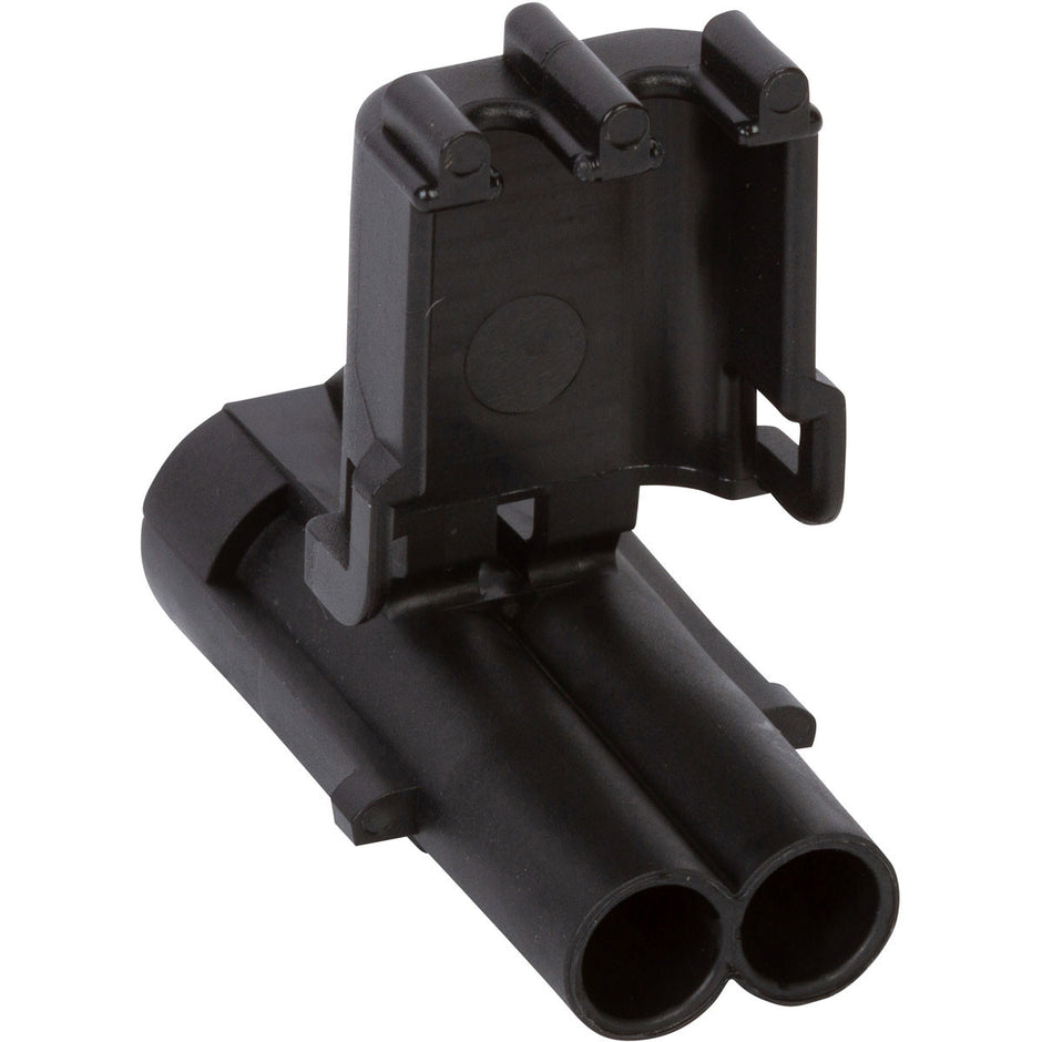 12010973 Delphi Weather Pack 2 Way Black Sealed Male Connector