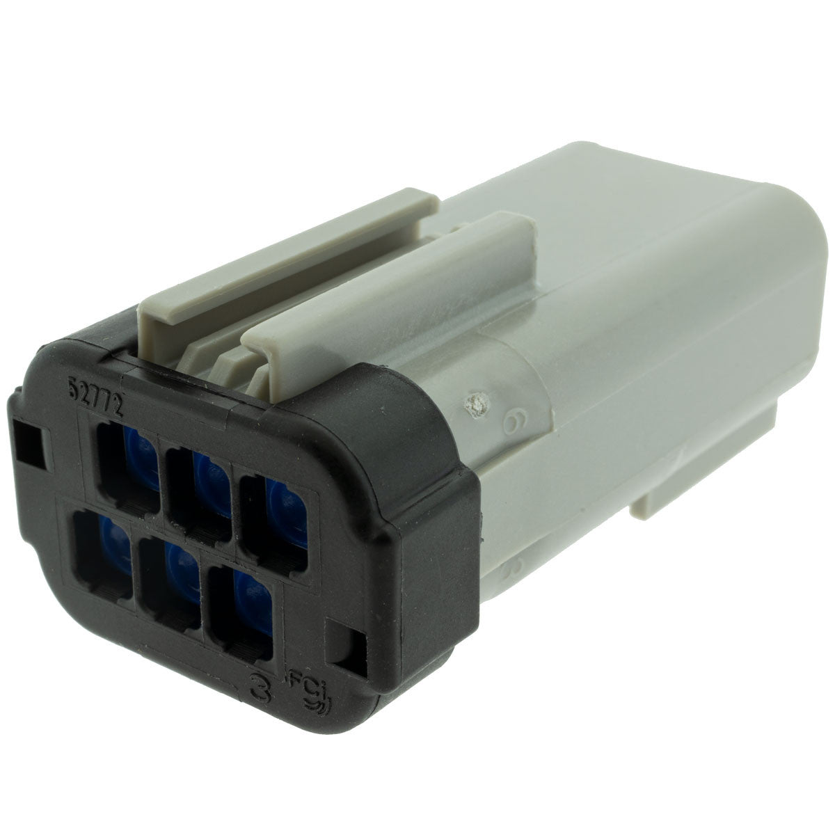 13589577 - Aptiv APEX 2.8 6 Way Gray Male Connector