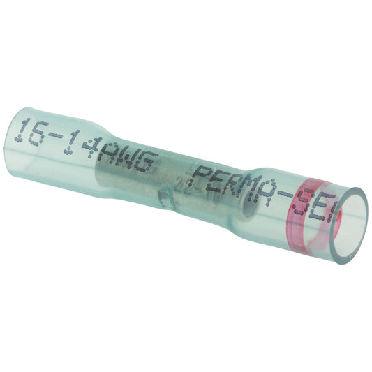 19164-0043 - Molex Perma-Seal Heat Shrinkable Blue Step Down Butt Splice for 16-14 AWG to 22-18 AWG Butt Splice Molex