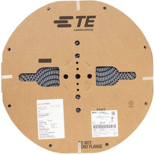 3-520132-2 - Ultra-Fast 250 Quick Disconnect Female Flag Terminal for 14-16 AWG (2,100 Units per Reel) Reel TE Connectivity