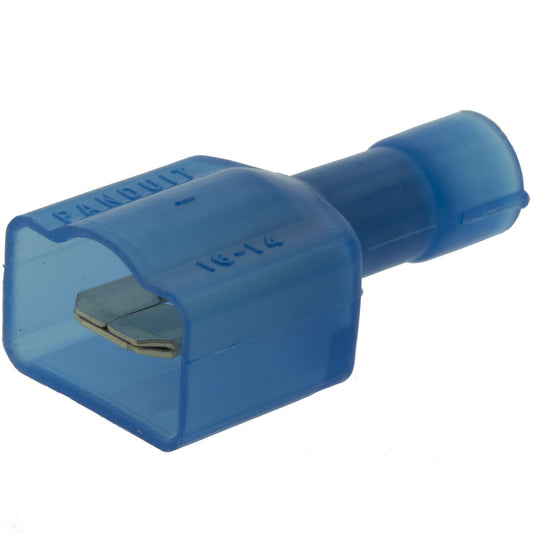 DNF14-250FIMB - Panduit Insulated 0.25" Male Disconnect for 16-14 AWG Splice/Disconnect Panduit