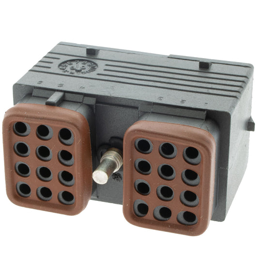 DRC16-24SD - DEUTSCH DRC Black 24 Way Plug Connector, D Key Connector DEUTSCH