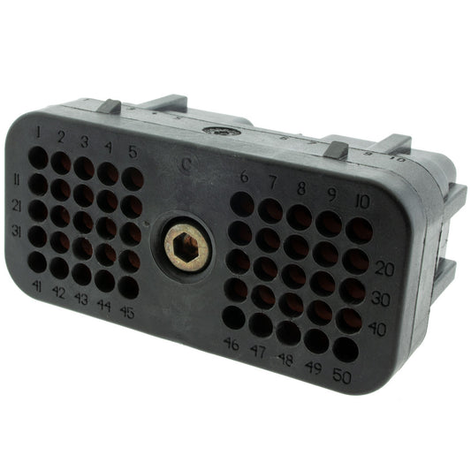 DRC26-50S05 - DEUTSCH DRC Black 50 Way Plug Connector, 05 Key Connector DEUTSCH