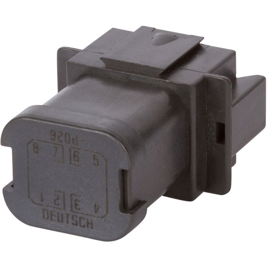 DT04-08PB-P026 - DEUTSCH DT 8 Way Black Double (4/4) Bussed Feedback Receptacle Connector, B Key Connector DEUTSCH