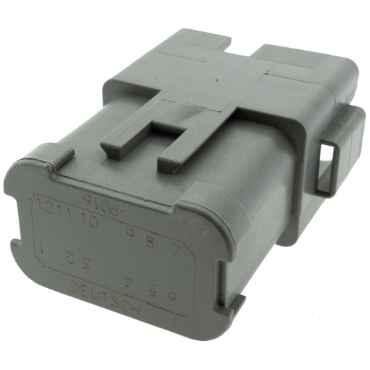 DT04-12PA-P021 - DEUTSCH DT 12 Way Gray Single (12) Bussed Feedback Receptacle Connector, Enhanced A Key Connector DEUTSCH