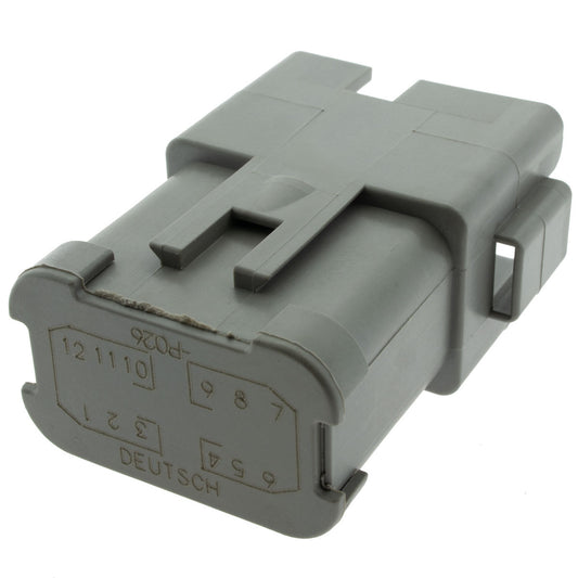 DT04-12PA-P026 - DEUTSCH DT 12 Way Gray Double (6/6) Bussed Feedback Receptacle Connector, Enhanced A Key Connector DEUTSCH