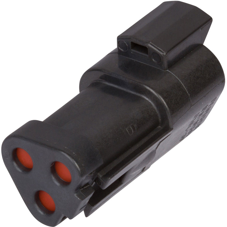 DT04-3P-EP10 - 120 Ohm Resistor Receptacle - Back View