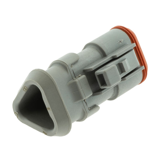 DT06-3S-CE04 - DEUTSCH DT Gray 3 Way Plug Connector with Shrink Boot Adapter, Reduced Diameter Seals Connector DEUTSCH