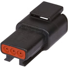 DTM04-3P-E004 - 3 Way Receptacle - Back View