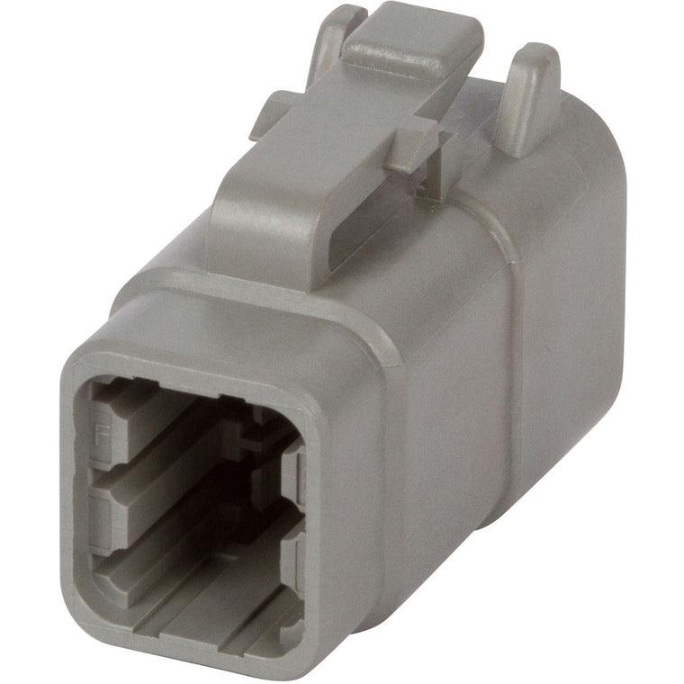 DTM06-6S - DEUTSCH DTM 6 Way Gray Plug Connector Connector DEUTSCH
