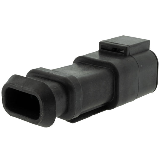 DTP04-2P-EE01 - DEUTSCH DTP 2 Way Black Receptacle Connector with Shrink Boot Adapter Connector DEUTSCH