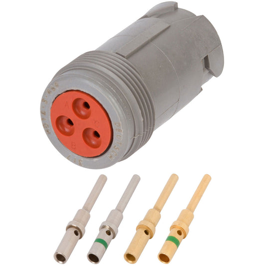 HD14-3-96P DEUTSCH HD10 3 Way Gray Receptacle Assembly Kit Mini Kit DEUTSCH